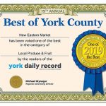 New Eastern Market 2019 Bet of York County Award