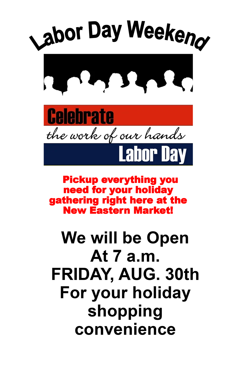 Labor Day 2024 sign