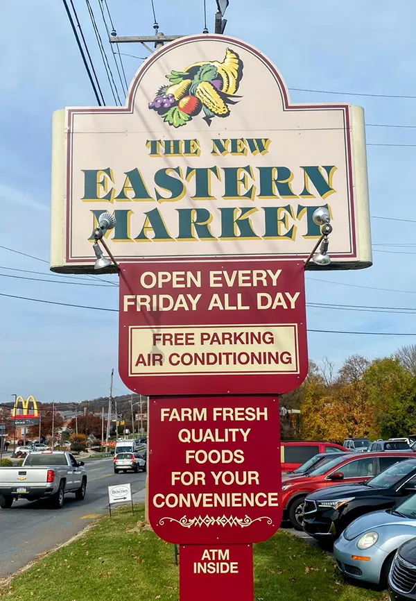 New Eastern Market sign